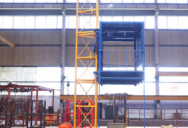 Single-Cage Material Hoist SS120