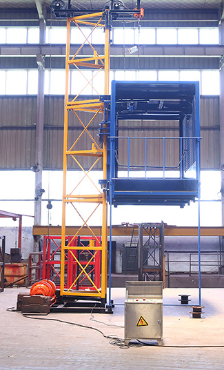 Single-Cage Material Hoist SS120